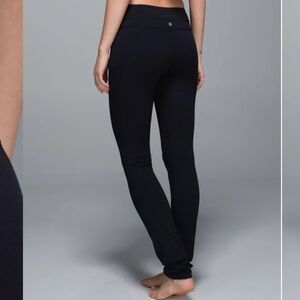 Lululemon Skinny Groove Pant black